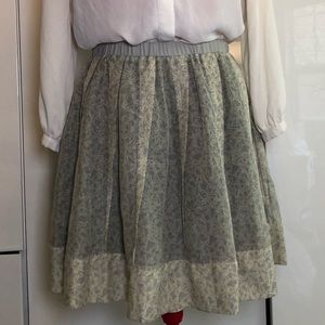 Rag and Bone silk skirt